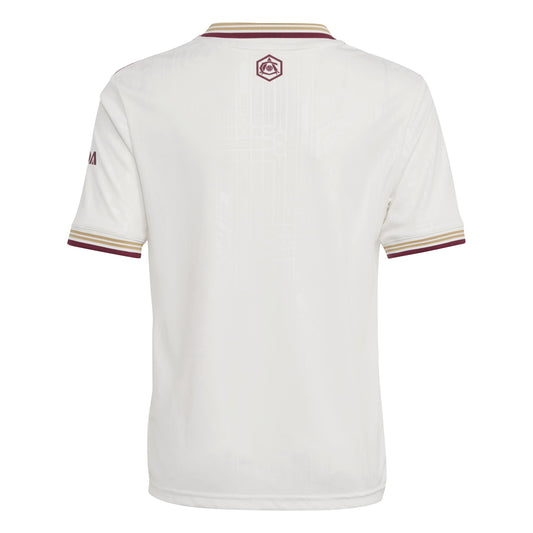Arsenal FC 25/26 3rd Jersey Kids Cloud White / Team Coll Burgundy 2 / 1112