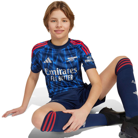 Arsenal FC 25/26 Away Jersey Kids Night Indigo / Grey Two / 1112 Arsenal FC 25/26 Away Jersey Kids Night Indigo / Grey Two / 1112