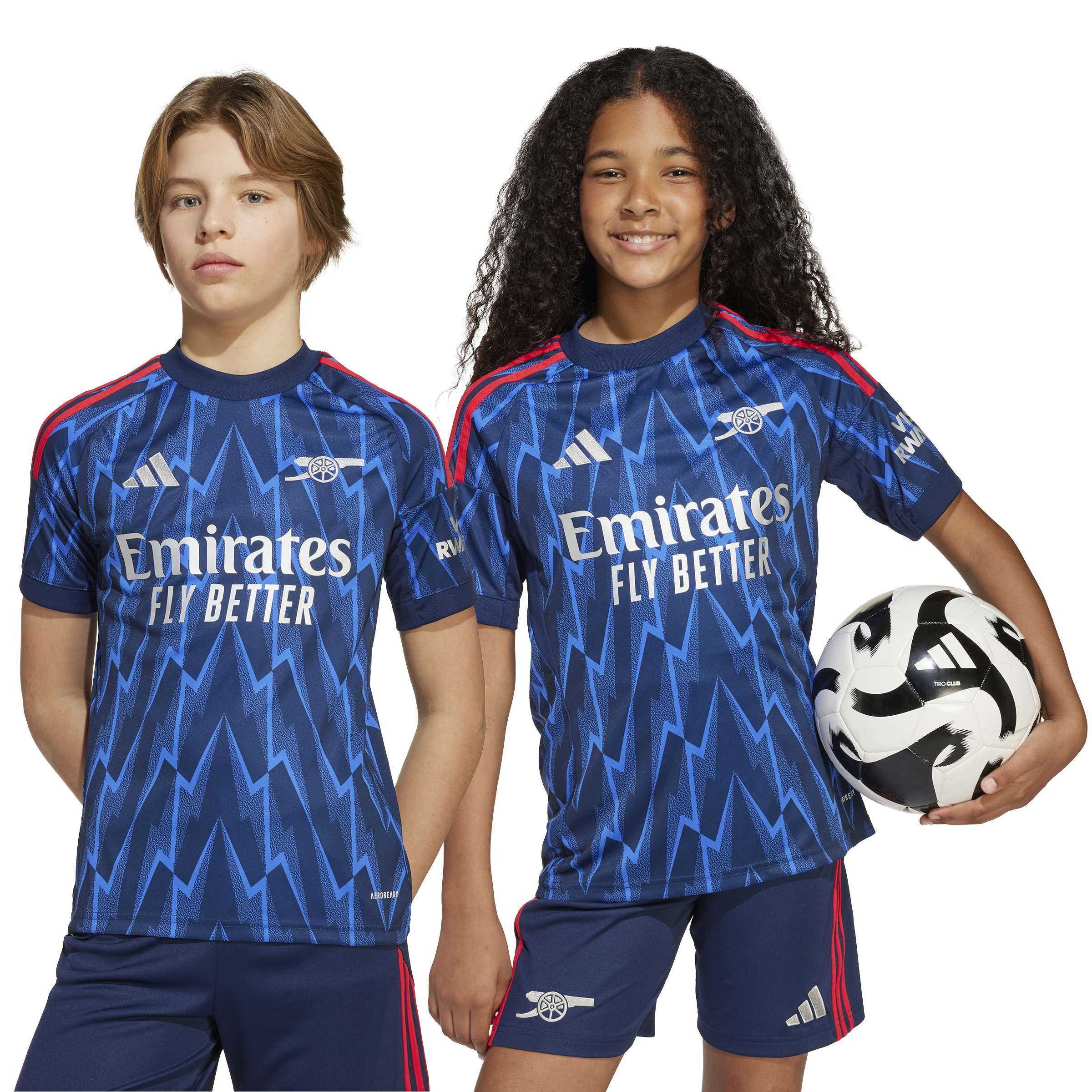 Arsenal FC 25/26 Away Jersey Kids Night Indigo / Grey Two / 1112 Arsenal FC 25/26 Away Jersey Kids Night Indigo / Grey Two / 1112