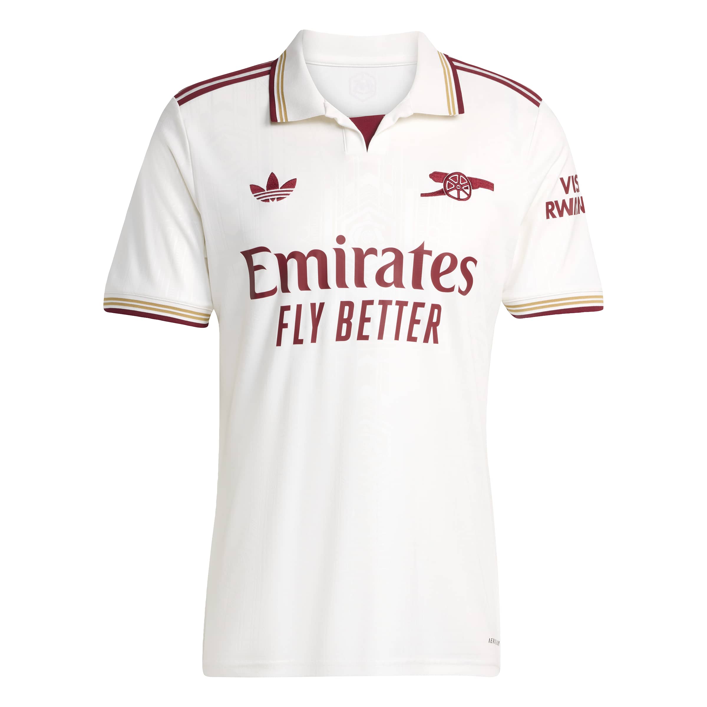 Arsenal FC 25/26 3rd Jersey Cloud White / Team Coll Burgundy 2 / 2XL Arsenal FC 25/26 3rd Jersey Cloud White / Team Coll Burgundy 2 / 2XL