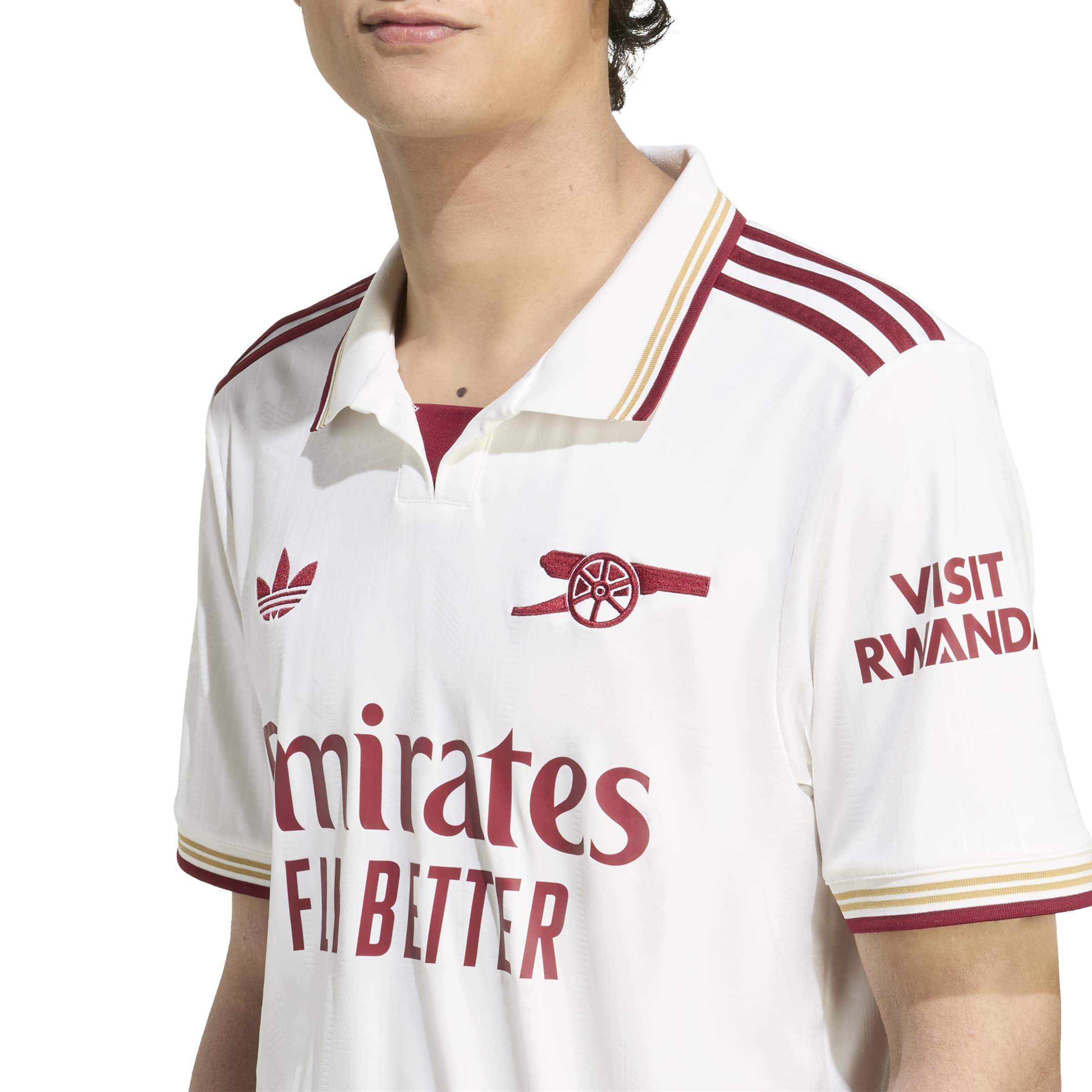 Arsenal FC 25/26 3rd Jersey Cloud White / Team Coll Burgundy 2 / 2XL Arsenal FC 25/26 3rd Jersey Cloud White / Team Coll Burgundy 2 / 2XL