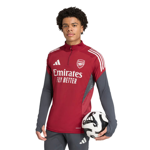 Arsenal FC 25/26 Tiro 25 European Training Top Team Coll Burgundy 2 / Dark Grey / L Arsenal FC 25/26 Tiro 25 European Training Top Team Coll Burgundy 2 / Dark Grey / L
