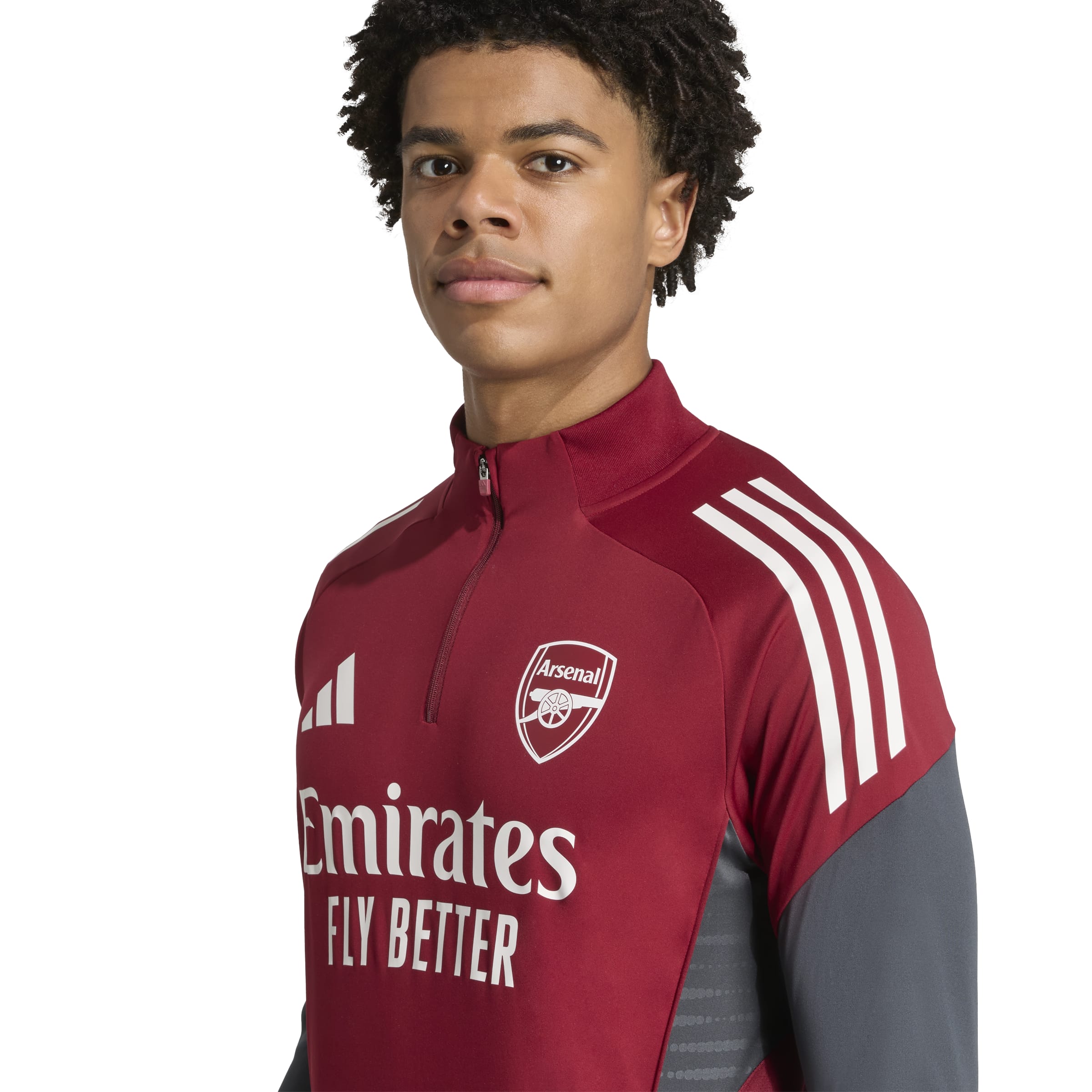 Arsenal FC 25/26 Tiro 25 European Training Top Team Coll Burgundy 2 / Dark Grey / L Arsenal FC 25/26 Tiro 25 European Training Top Team Coll Burgundy 2 / Dark Grey / L