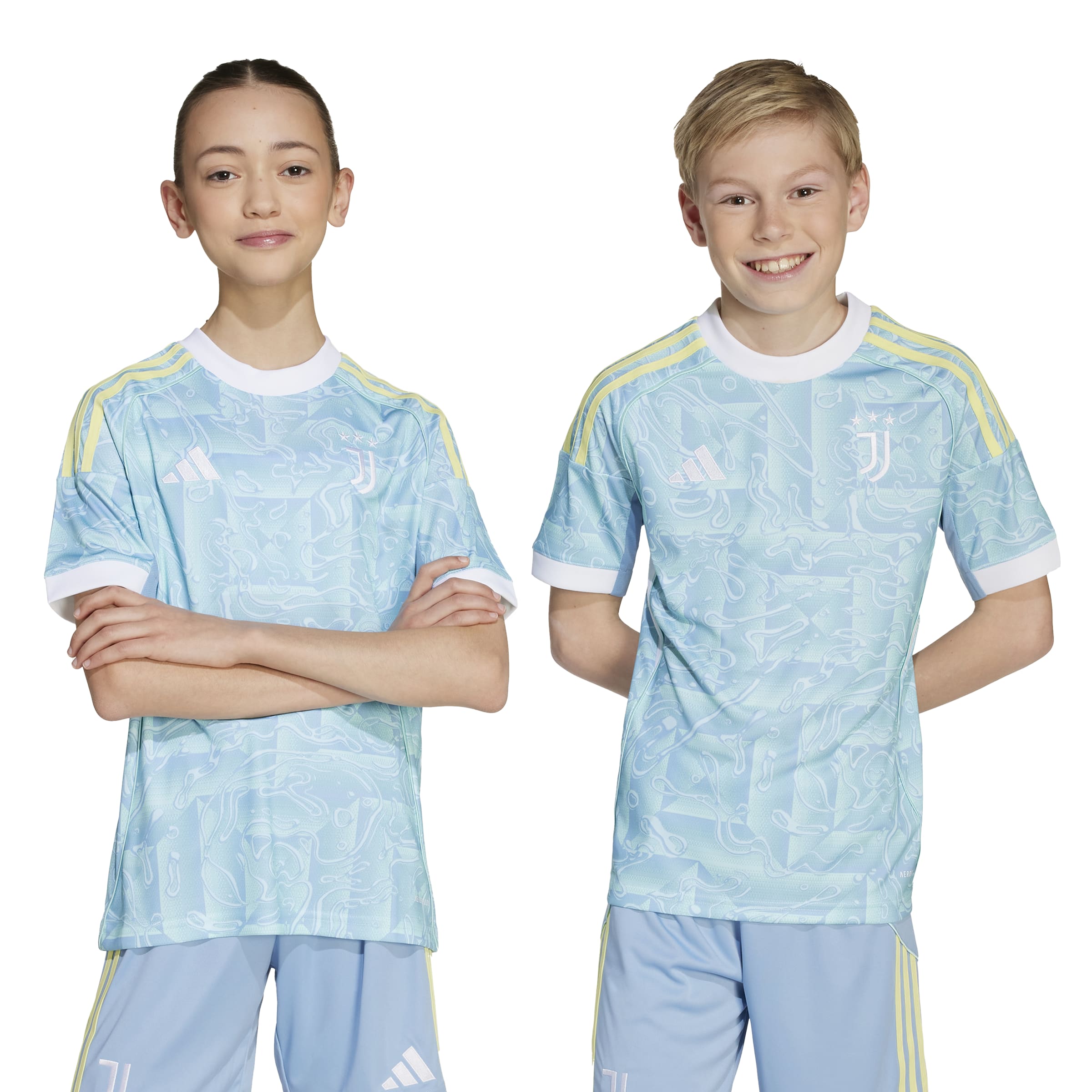 JUVENTUS 25/26 AWAY JERSEY KIDS Ash Blue / 1112 JUVENTUS 25/26 AWAY JERSEY KIDS Ash Blue / 1112