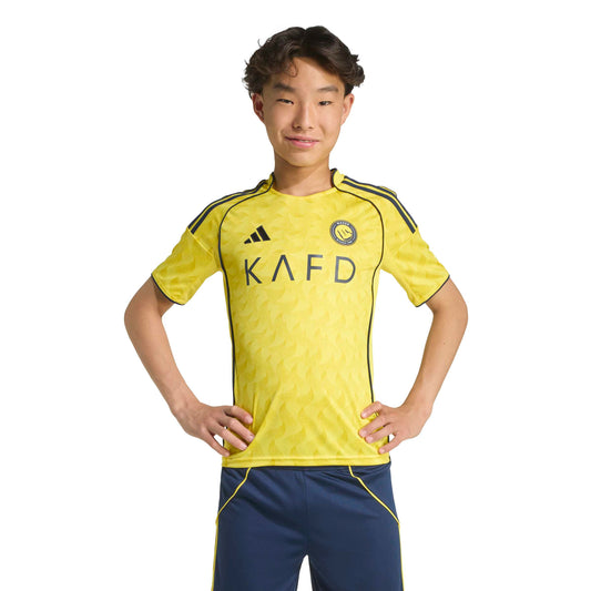 Al Nassr FC 2025/2026 Home Jersey Kids Impact Yellow / Night Indigo / 1516