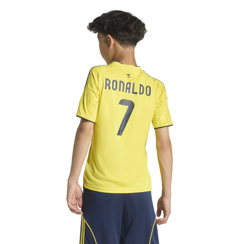 Al Nassr FC 2025/2026 Home Jersey Kids Impact Yellow / Night Indigo / 1516 Al Nassr FC 2025/2026 Home Jersey Kids Impact Yellow / Night Indigo / 1516