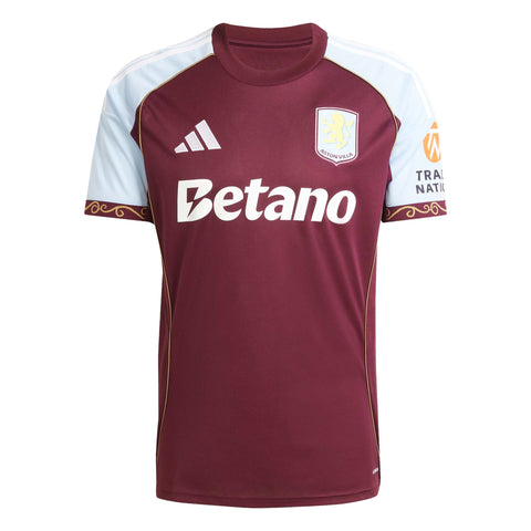 ASTON VILLA 25/26 HOME JERSEY Maroon / Glow Blue / L ASTON VILLA 25/26 HOME JERSEY Maroon / Glow Blue / L