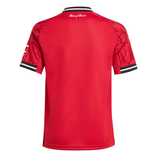 Manchester United 25/26 Home Jersey Kids Mufc Red / 1112