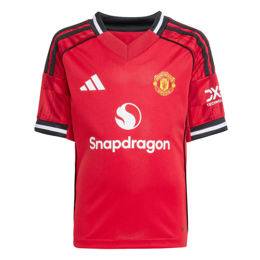 Manchester United 25/26 Home Kids Set Mufc Red / 1824