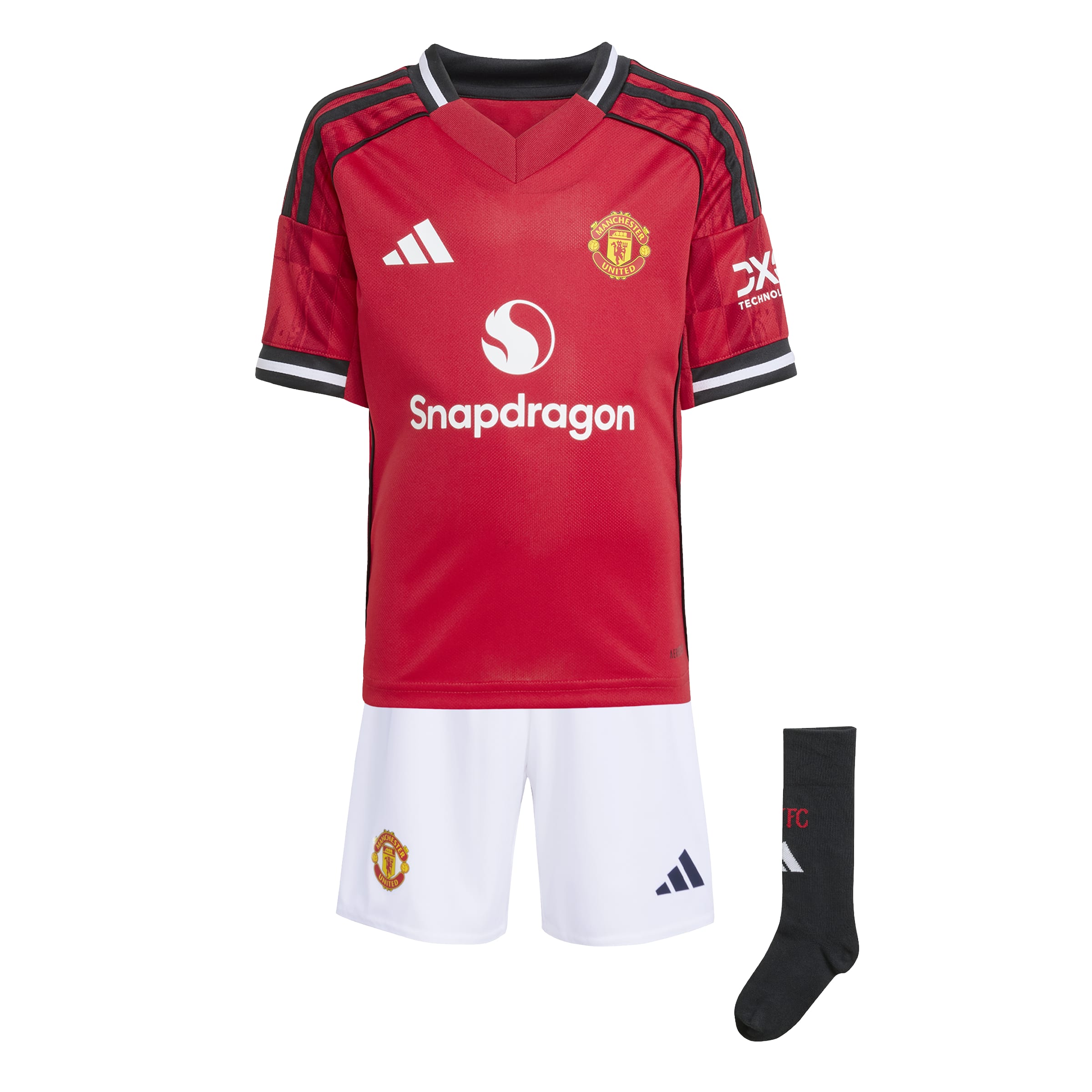 Manchester United 25/26 Home Kids Set Mufc Red / 1824 Manchester United 25/26 Home Kids Set Mufc Red / 1824