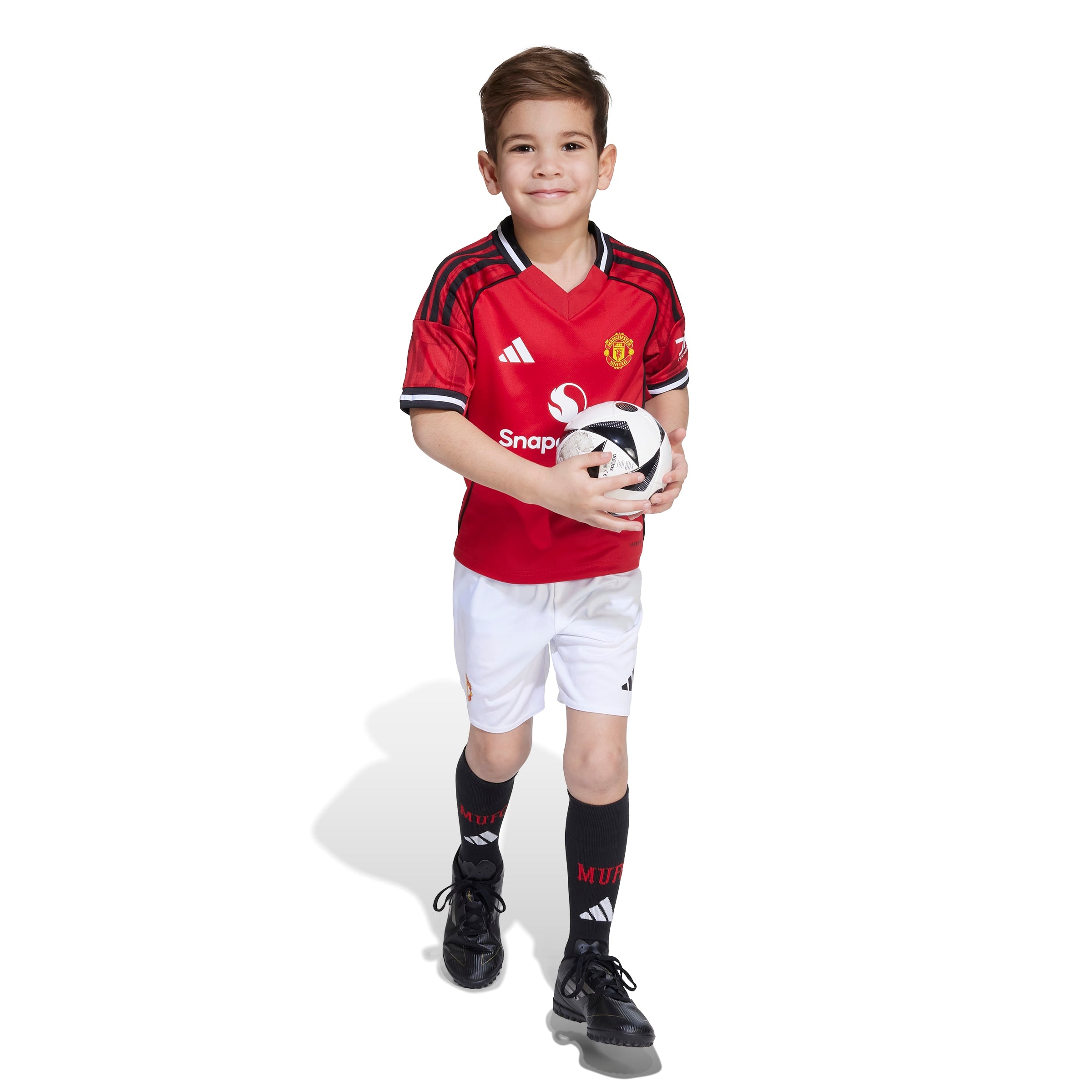 Manchester United 25/26 Home Kids Set Mufc Red / 1824 Manchester United 25/26 Home Kids Set Mufc Red / 1824
