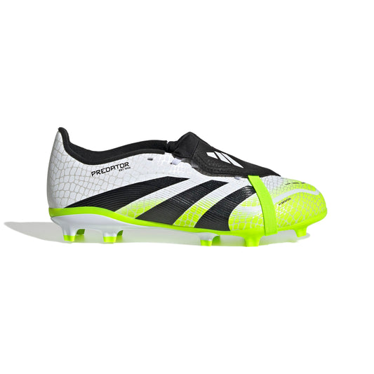 PREDATOR LEAGUE Fold-Over Tongue Firm Ground/Multi Ground Football Boots Kids Ftwr White / Core Black / Lucid Lemon / 3