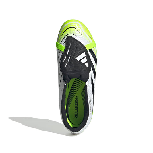 PREDATOR LEAGUE Fold-Over Tongue Firm Ground/Multi Ground Football Boots Kids Ftwr White / Core Black / Lucid Lemon / 3