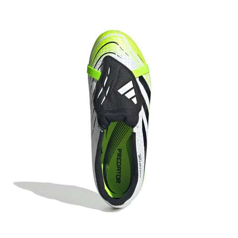 PREDATOR LEAGUE Fold-Over Tongue Firm Ground/Multi Ground Football Boots Kids Ftwr White / Core Black / Lucid Lemon / 3 PREDATOR LEAGUE Fold-Over Tongue Firm Ground/Multi Ground Football Boots Kids Ftwr White / Core Black / Lucid Lemon / 3