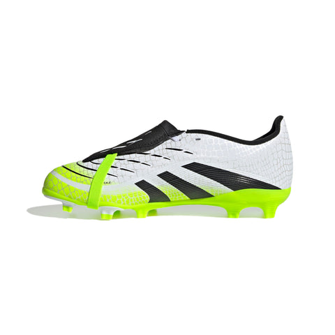 PREDATOR LEAGUE Fold-Over Tongue Firm Ground/Multi Ground Football Boots Kids Ftwr White / Core Black / Lucid Lemon / 3 PREDATOR LEAGUE Fold-Over Tongue Firm Ground/Multi Ground Football Boots Kids Ftwr White / Core Black / Lucid Lemon / 3