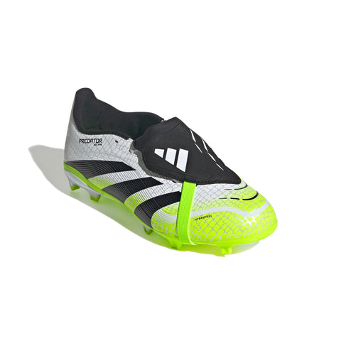 PREDATOR LEAGUE Fold-Over Tongue Firm Ground/Multi Ground Football Boots Kids Ftwr White / Core Black / Lucid Lemon / 3 PREDATOR LEAGUE Fold-Over Tongue Firm Ground/Multi Ground Football Boots Kids Ftwr White / Core Black / Lucid Lemon / 3