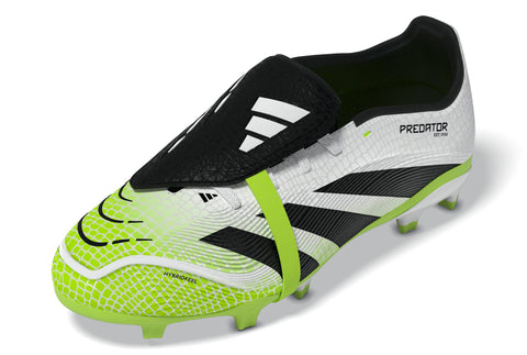 PREDATOR LEAGUE Fold-Over Tongue Firm Ground/Multi Ground Football Boots Kids Ftwr White / Core Black / Lucid Lemon / 3 PREDATOR LEAGUE Fold-Over Tongue Firm Ground/Multi Ground Football Boots Kids Ftwr White / Core Black / Lucid Lemon / 3