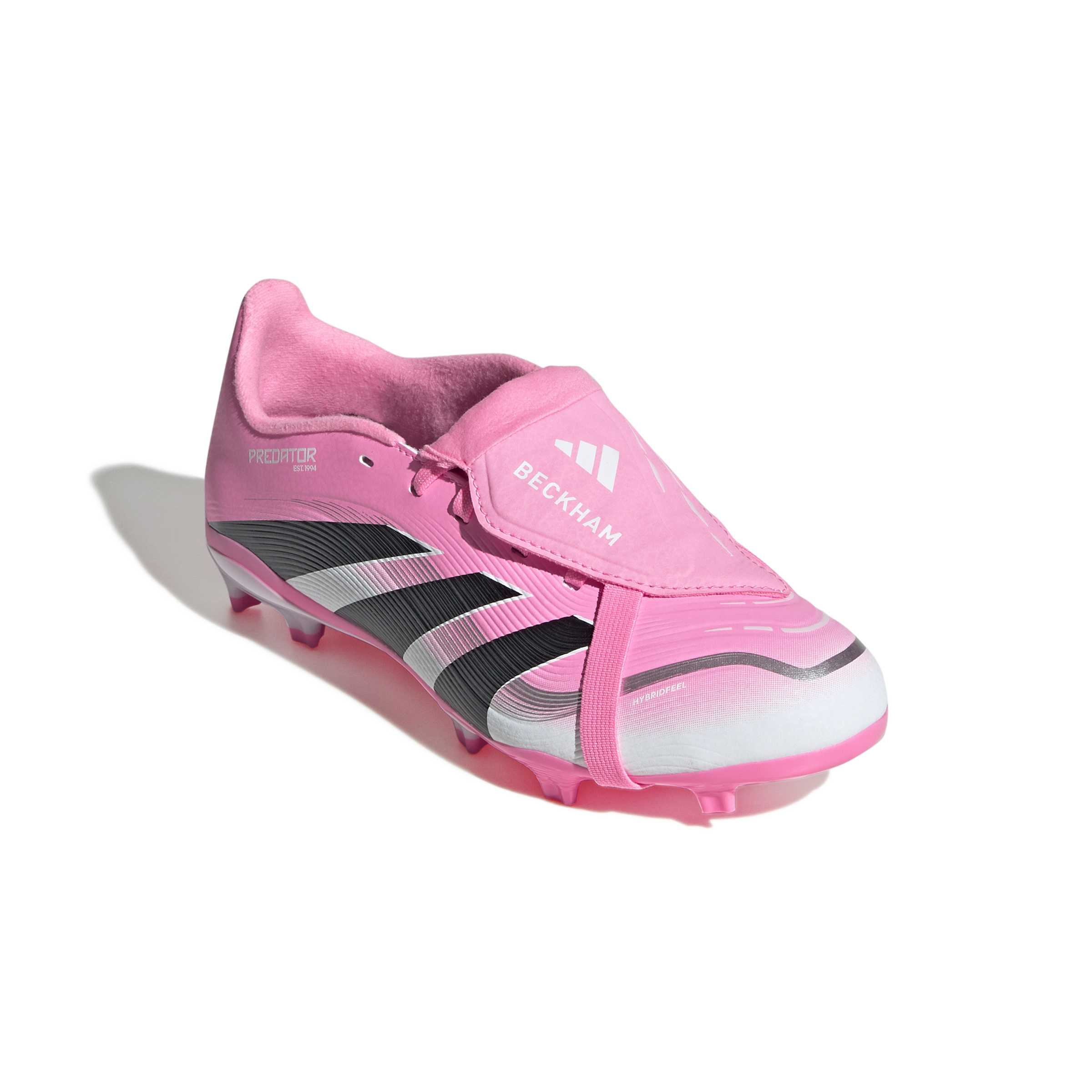 PREDATOR LEAGUE Fold-Over Tongue Firm Ground/Multi Ground Football Boots Kids Beam Pink / Core Black / Ftwr White / 3 PREDATOR LEAGUE Fold-Over Tongue Firm Ground/Multi Ground Football Boots Kids Beam Pink / Core Black / Ftwr White / 3