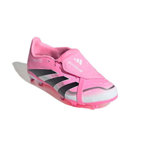 PREDATOR LEAGUE Fold-Over Tongue Firm Ground/Multi Ground Football Boots Kids Beam Pink / Core Black / Ftwr White / 3 PREDATOR LEAGUE Fold-Over Tongue Firm Ground/Multi Ground Football Boots Kids Beam Pink / Core Black / Ftwr White / 3