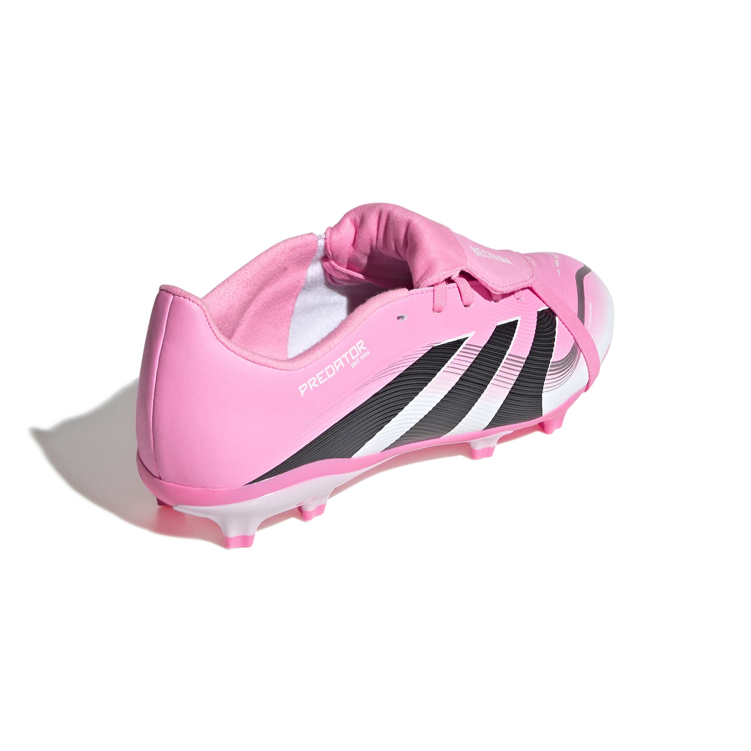 PREDATOR LEAGUE Fold-Over Tongue Firm Ground/Multi Ground Football Boots Kids Beam Pink / Core Black / Ftwr White / 3 PREDATOR LEAGUE Fold-Over Tongue Firm Ground/Multi Ground Football Boots Kids Beam Pink / Core Black / Ftwr White / 3