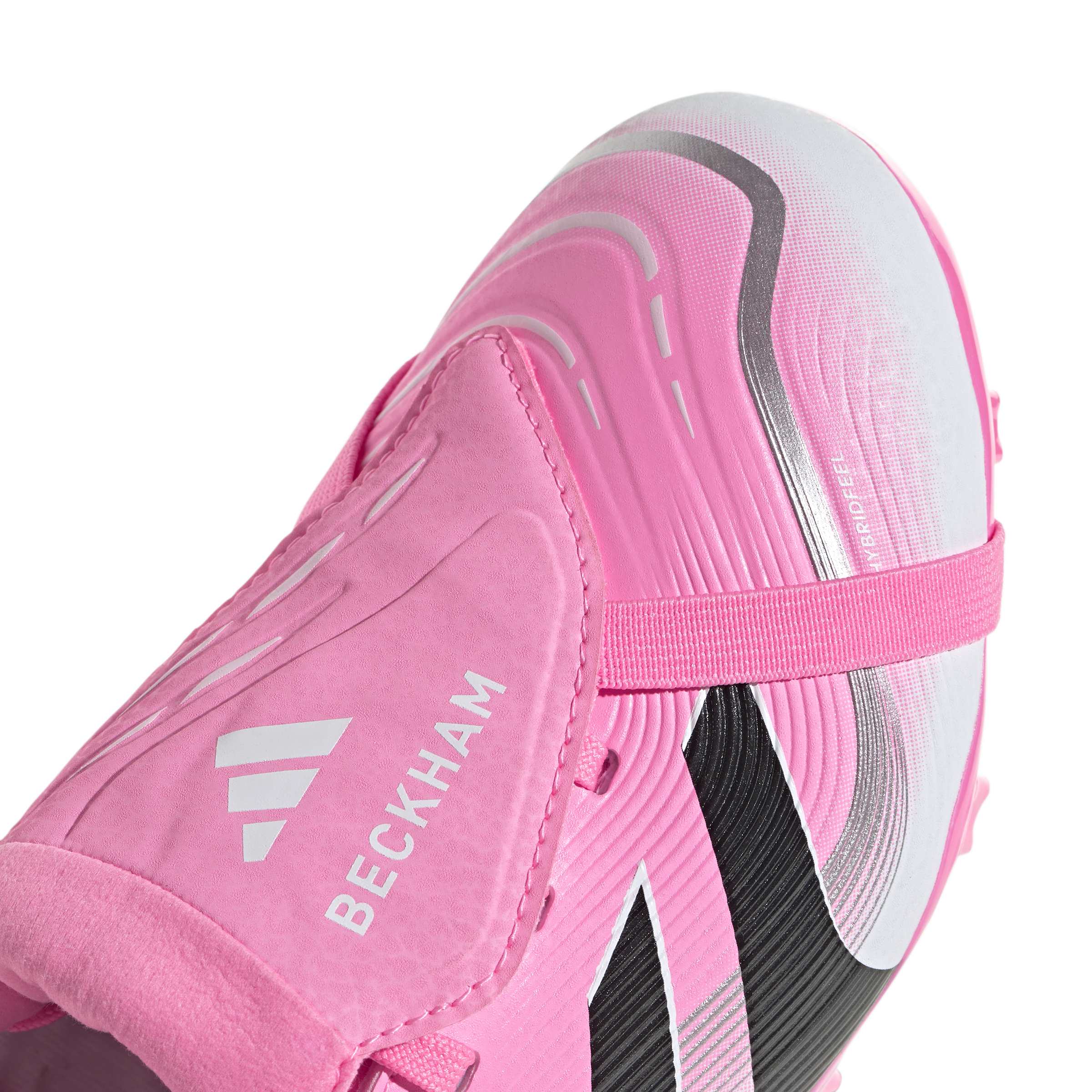 PREDATOR LEAGUE Fold-Over Tongue Firm Ground/Multi Ground Football Boots Kids Beam Pink / Core Black / Ftwr White / 3 PREDATOR LEAGUE Fold-Over Tongue Firm Ground/Multi Ground Football Boots Kids Beam Pink / Core Black / Ftwr White / 3
