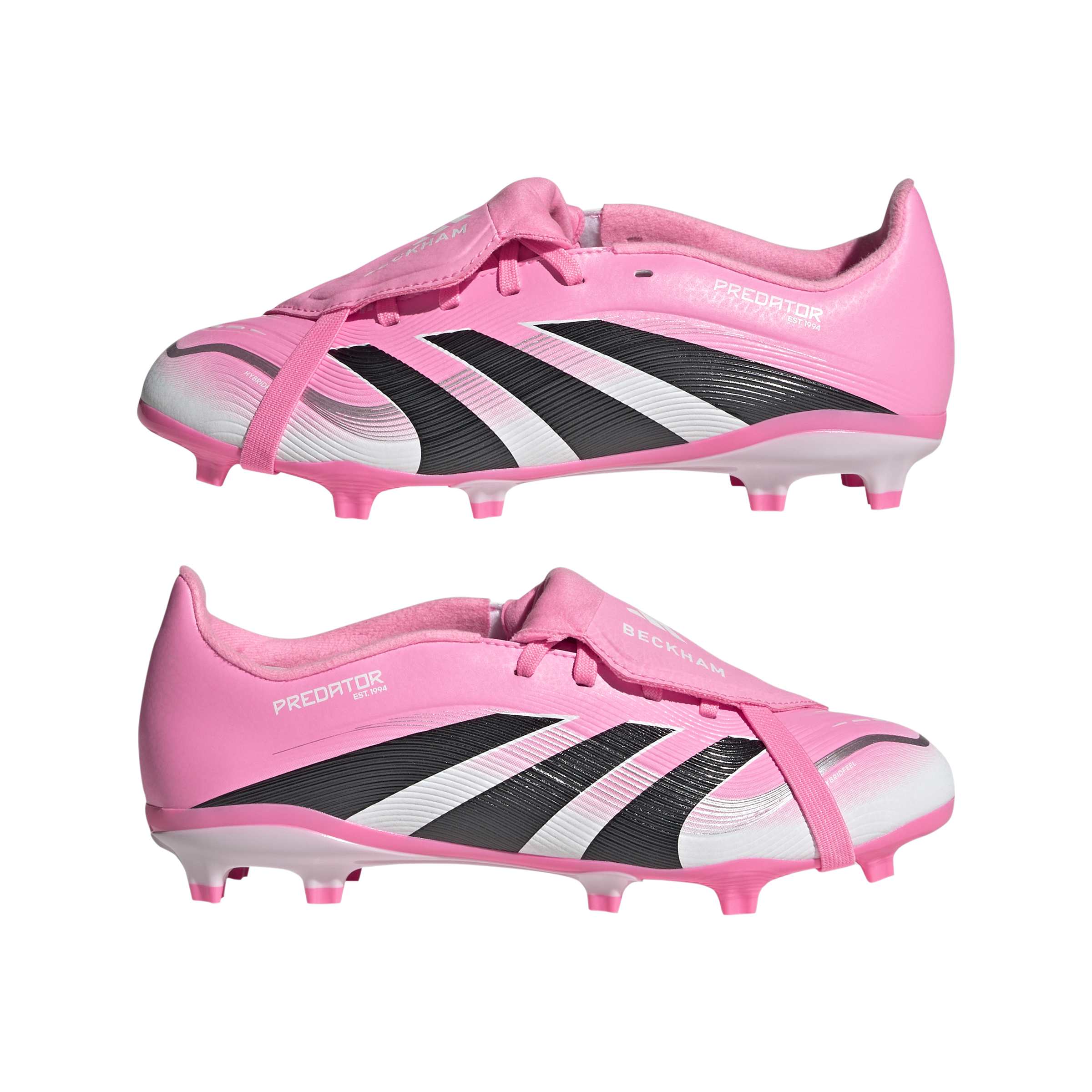 PREDATOR LEAGUE Fold-Over Tongue Firm Ground/Multi Ground Football Boots Kids Beam Pink / Core Black / Ftwr White / 3 PREDATOR LEAGUE Fold-Over Tongue Firm Ground/Multi Ground Football Boots Kids Beam Pink / Core Black / Ftwr White / 3