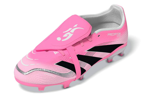 PREDATOR LEAGUE Fold-Over Tongue Firm Ground/Multi Ground Football Boots Kids Beam Pink / Core Black / Ftwr White / 3 PREDATOR LEAGUE Fold-Over Tongue Firm Ground/Multi Ground Football Boots Kids Beam Pink / Core Black / Ftwr White / 3