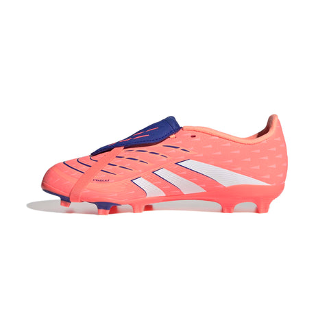PREDATOR LEAGUE Fold-Over Tongue Firm Ground/Multi Ground Football Boots Kids Signal Coral / Ftwr White / Beam Orange / 3 PREDATOR LEAGUE Fold-Over Tongue Firm Ground/Multi Ground Football Boots Kids Signal Coral / Ftwr White / Beam Orange / 3