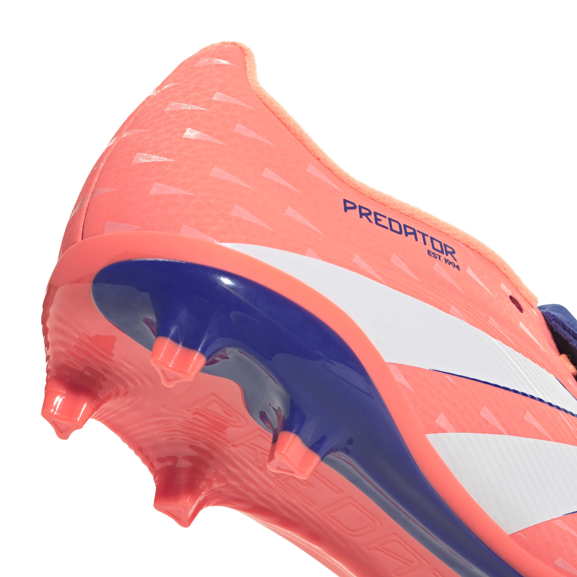 PREDATOR LEAGUE Fold-Over Tongue Firm Ground/Multi Ground Football Boots Kids Signal Coral / Ftwr White / Beam Orange / 3 PREDATOR LEAGUE Fold-Over Tongue Firm Ground/Multi Ground Football Boots Kids Signal Coral / Ftwr White / Beam Orange / 3