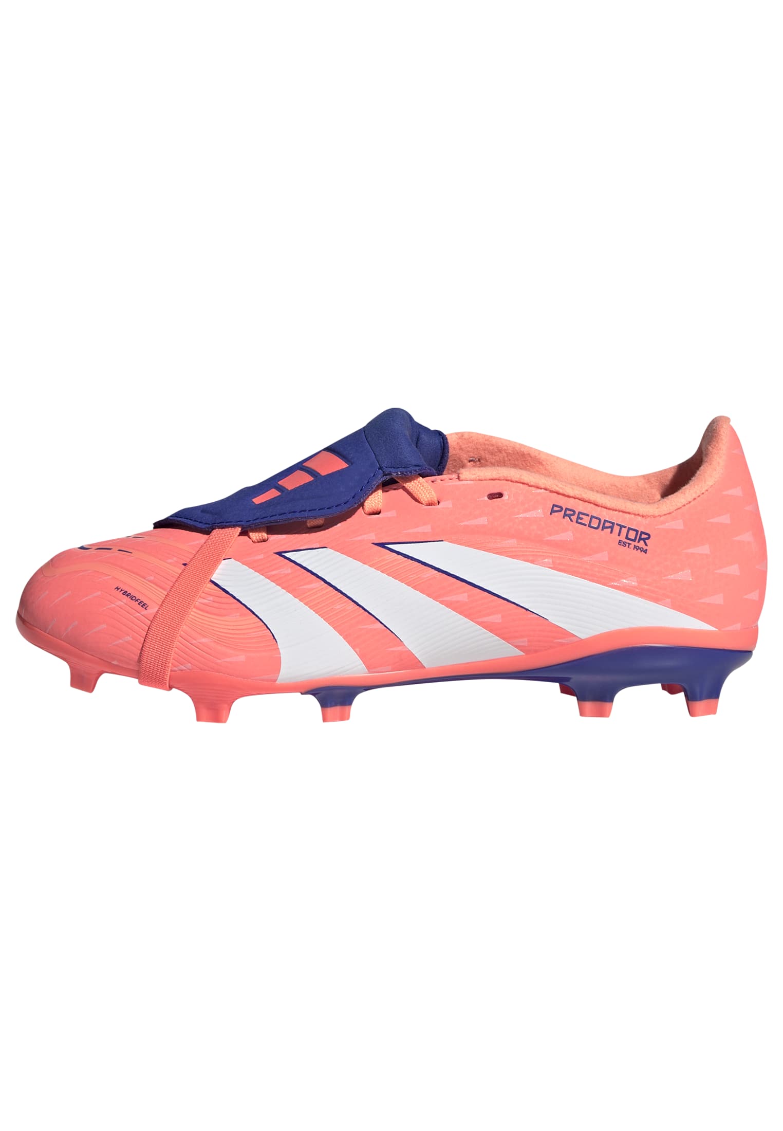 PREDATOR LEAGUE Fold-Over Tongue Firm Ground/Multi Ground Football Boots Kids Signal Coral / Ftwr White / Beam Orange / 3 PREDATOR LEAGUE Fold-Over Tongue Firm Ground/Multi Ground Football Boots Kids Signal Coral / Ftwr White / Beam Orange / 3