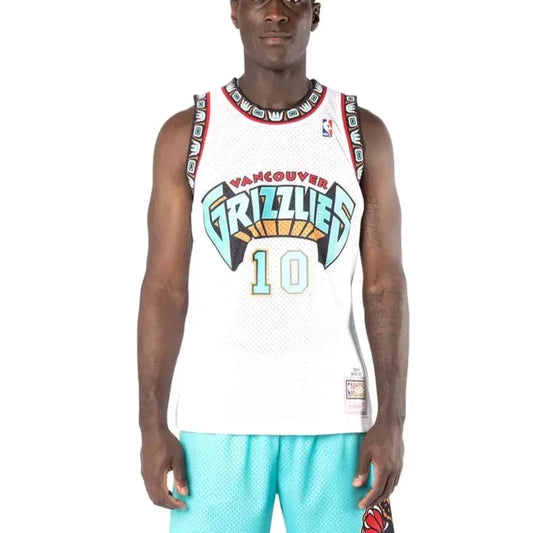 Mitchell & Ness - Mike Bibby 10, Vancouver Grizzlies 1998 NBA Swingman Jersey