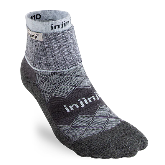 Injinji Liner + Runner Womens Mini-Crew Running Socks
