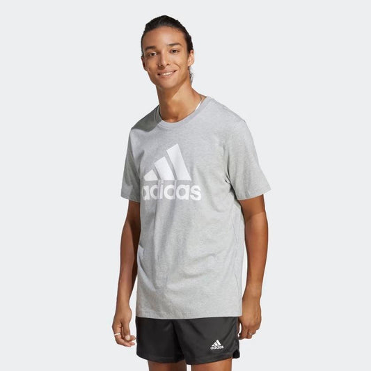 Adidas Mens Essentials Single Jersey Big Logo Tee 