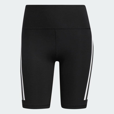 Adidas Optime TrainIcons 3-Stripes Womens Bike Short Tights  Adidas Optime TrainIcons 3-Stripes Womens Bike Short Tights