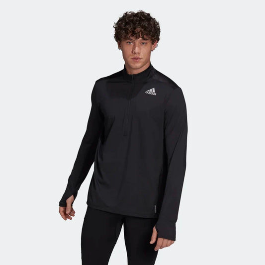 Adidas Own The Run 1/2 Zip Mens Long Sleeve Tee 