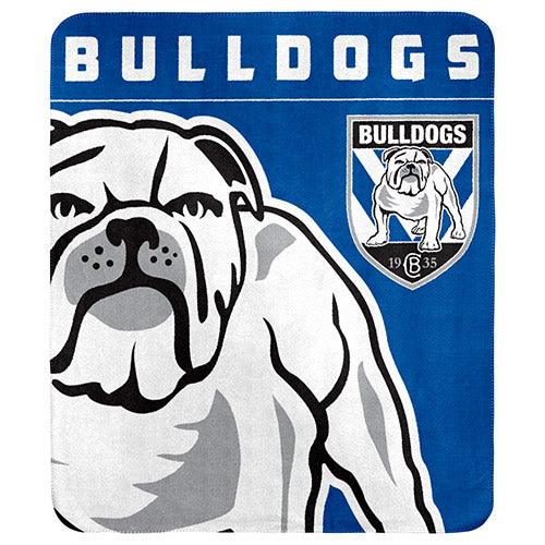 Canterbury Bulldogs Polar Fleece Blanket