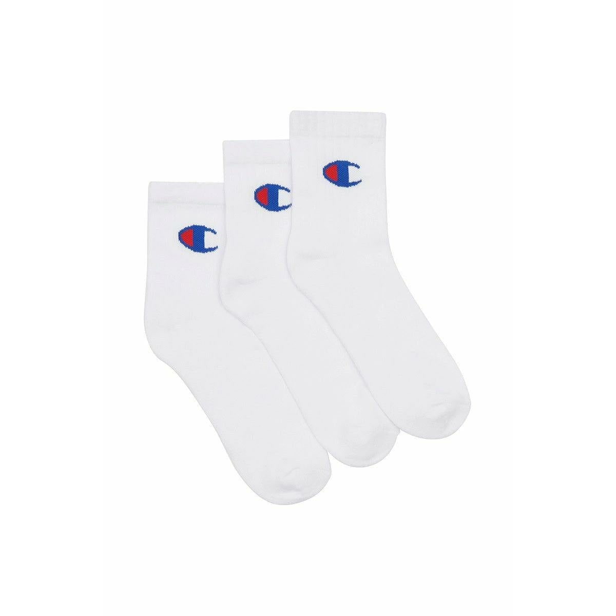 Champion Qtr Crew Sock 3 Pack  Champion Qtr Crew Sock 3 Pack