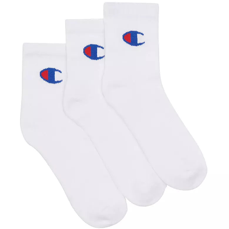 Champion Qtr Crew Sock (3 Pack)  Champion Qtr Crew Sock (3 Pack)