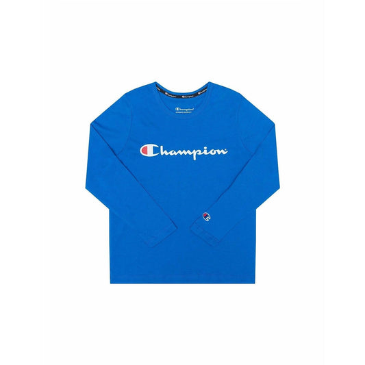 Champion Kids Script Long Sleeve Tee 