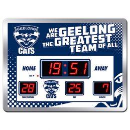 Geelong Cats LED Scoreboard Clock 