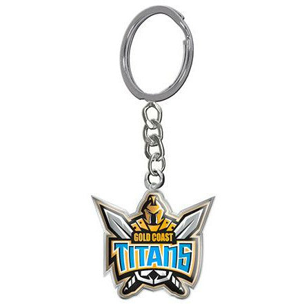 Gold Coast Titans Metal Keyring