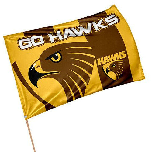 Hawthorn Hawks Game Day Flag  Hawthorn Hawks Game Day Flag