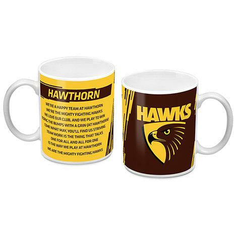 Hawthorn Hawks Logo & Song Mug