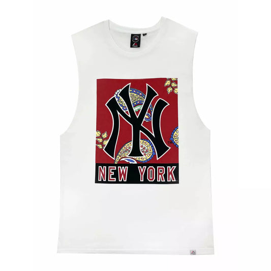 Majestic - NY Yankees Paisley Pattison Muscle Tee 