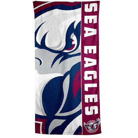Manly Sea Eagles Beach Towel  Manly Sea Eagles Beach Towel
