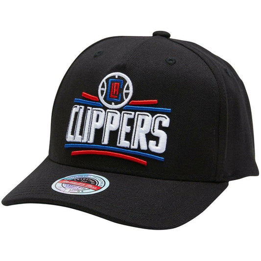 Mitchell & Ness - LA Clippers Team Logo 5 Panel Classic Red Snapback 