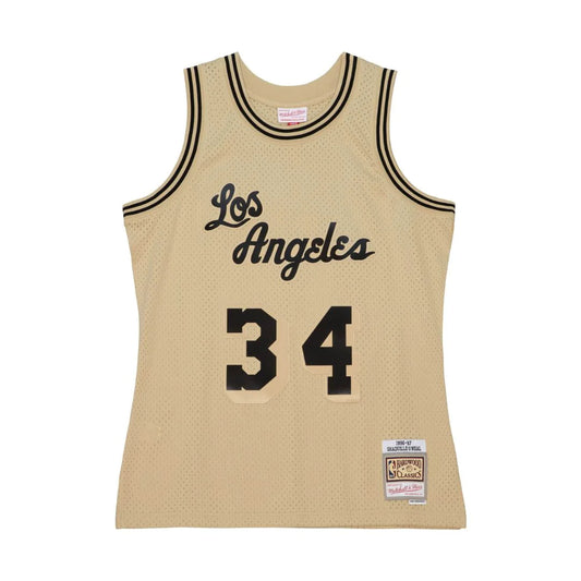 Mitchell & Ness - LA Lakers 96-97 Shaquille Oneal 34, Khaki Swingman Jersey 