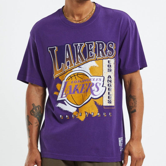 Mitchell & Ness - LA Lakers Brush Off Tee 