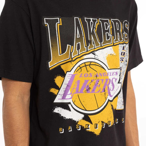 Mitchell & Ness - LA Lakers Brush Off Tee  Mitchell & Ness - LA Lakers Brush Off Tee