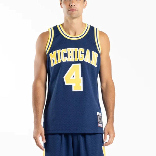 Mitchell & Ness - Michigan Wolverines Webber 4, 91-92 Home Swingman Jersey
